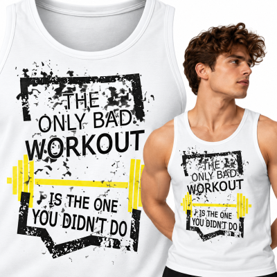 TANK TOP NA SIŁOWNIĘ WORKOUT